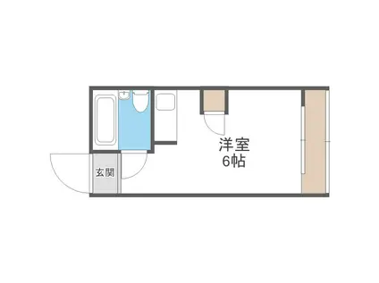 ストロング第3新大阪(ワンルーム/2階)の間取り写真