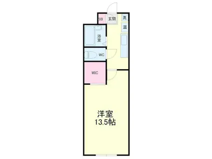 モンレーヴ葵東I(1K/3階)の間取り写真