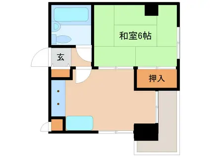 アバンテ尼崎西(1DK/5階)の間取り写真