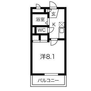 マーサ21(1K/2階)の間取り写真