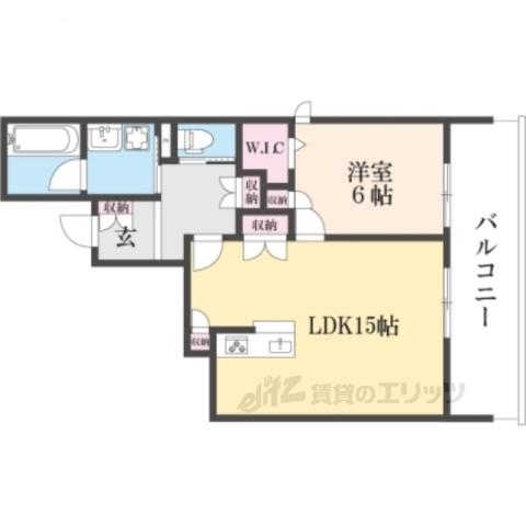 へーベルメゾン御幸町(1LDK/3階)の間取り写真