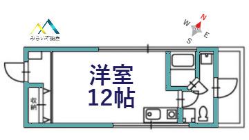CASARAFFINATA(ワンルーム/3階)の間取り写真