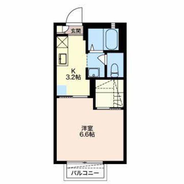 エクセレントTAKA-BC(1K/2階)の間取り写真