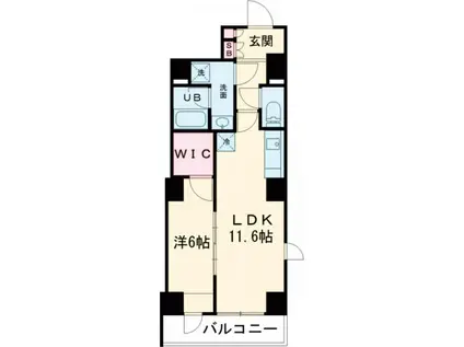 アーバンパーク亀戸II(1LDK/7階)の間取り写真