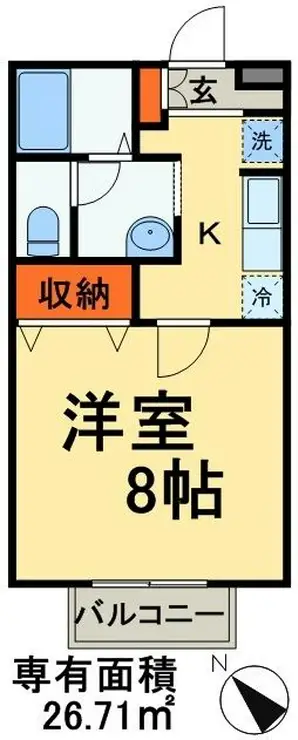 サンピラー 2階階 間取り