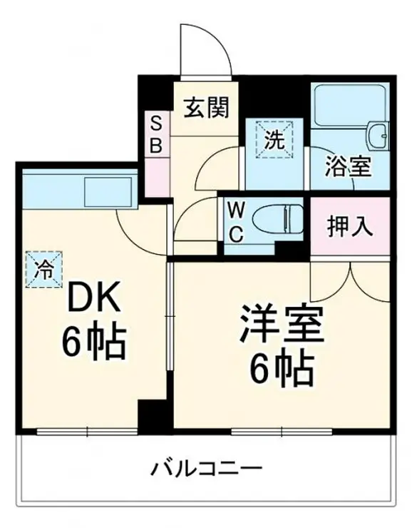 バーチェ 4階階 間取り