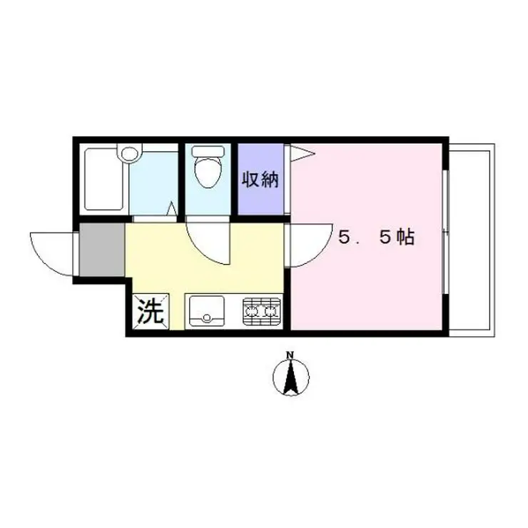 メゾンファ・ウィステリア 2階階 間取り