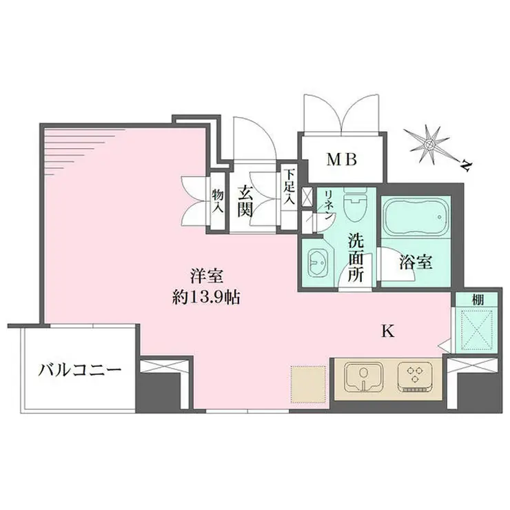 パークハウス渋谷山手 8階階 間取り