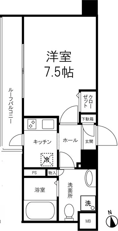 グランド・ガーラ三田 9階階 間取り