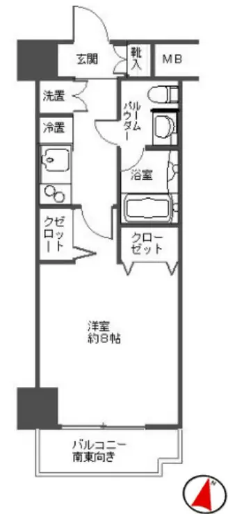 パレステュディオ渋谷本町 12階階 間取り