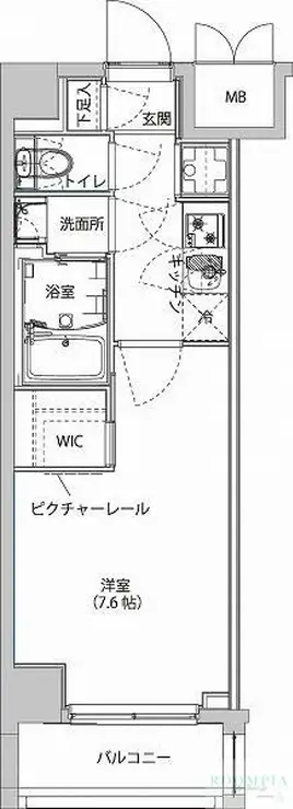ハーモニーレジデンス東京イーストサイド 2階階 間取り