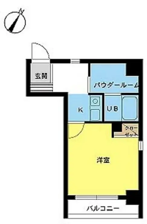 スカイコート日本橋第3 8階階 間取り