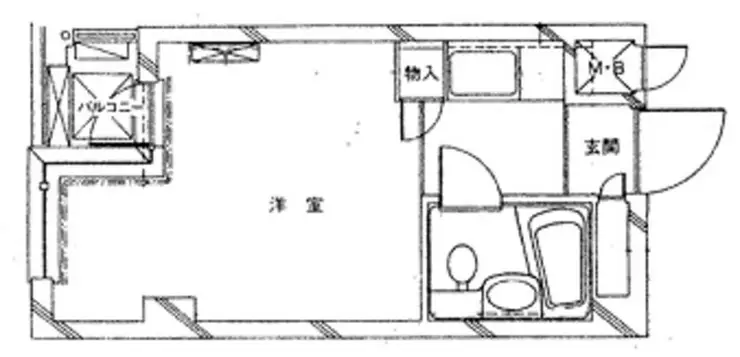 祐天寺センチュリー21 4階階 間取り