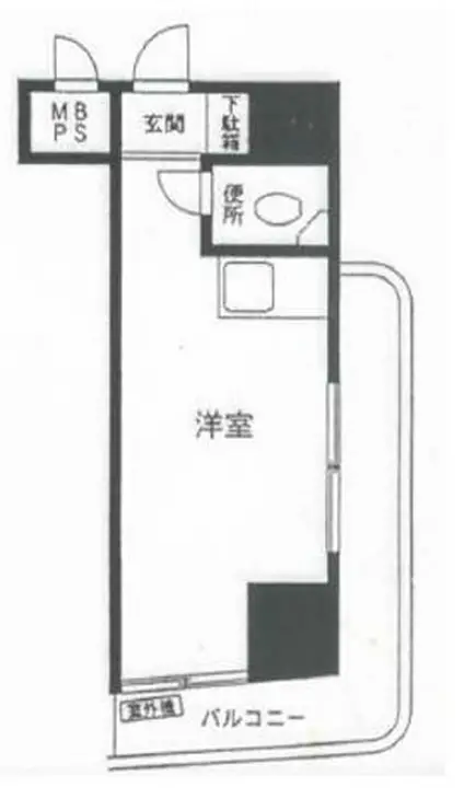 西新宿ダイヤモンドパレス 8階階 間取り