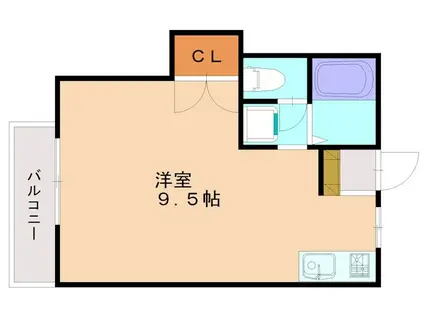 サンプレイス三宅(ワンルーム/2階)の間取り写真