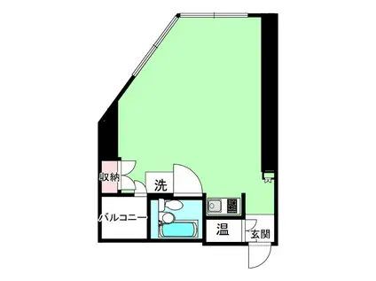 第21吉田ビル(ワンルーム/4階)の間取り写真