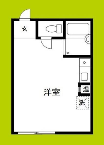 吉田ビル(ワンルーム/3階)の間取り写真