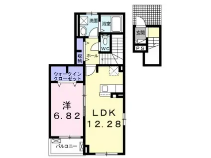 SHアネックス(1LDK/2階)の間取り写真