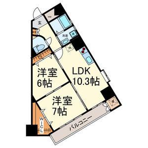MEDIO18(2LDK/2階)の間取り写真