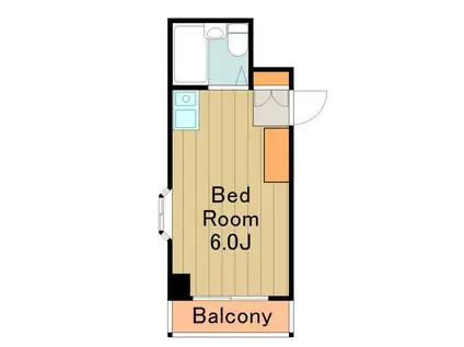 グランラパン(ワンルーム/3階)の間取り写真