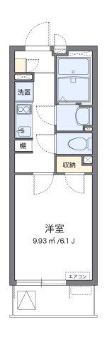 クレイノMIRAI(1K/3階)の間取り写真