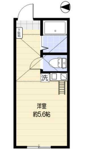 ファンズ妙蓮寺(ワンルーム/1階)の間取り写真