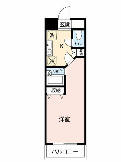マイナビSTAY船橋本町/エスペランサK2(1K/7階)の間取り写真