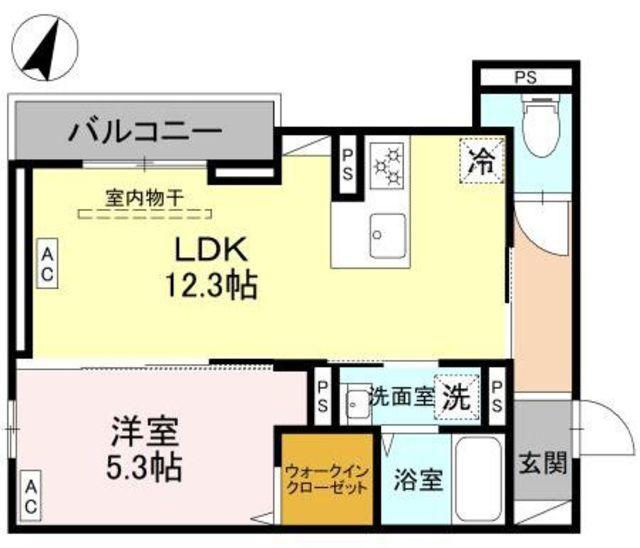 さいたま市緑区浦和美園PJ(1LDK/3階)の間取り写真