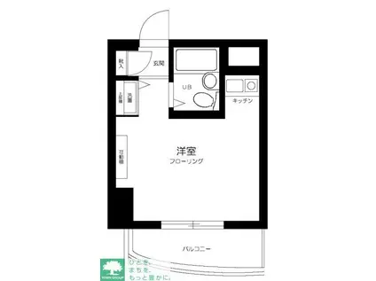 エクセレンス笹塚(ワンルーム/3階)の間取り写真
