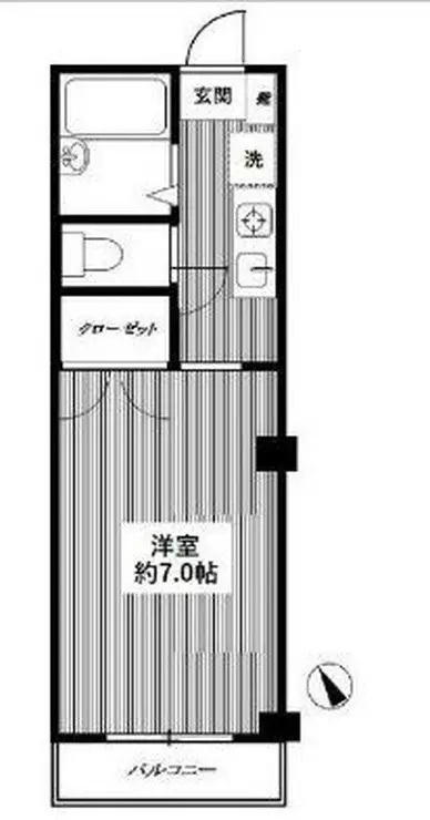 パインテール高井戸 2階階 間取り