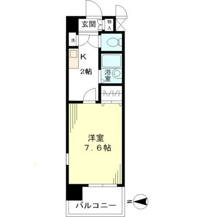 イーストコート芝 4階階 間取り