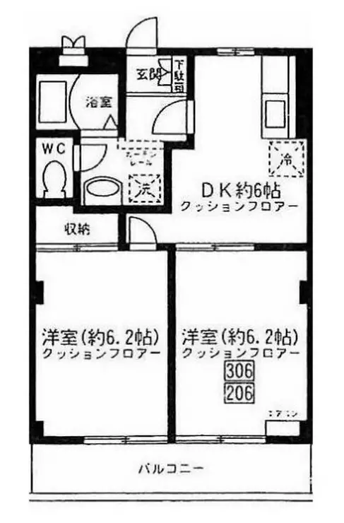 ドルフM 3階階 間取り