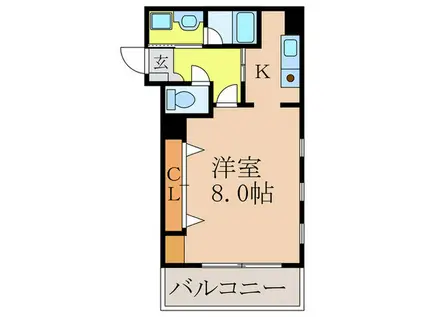 サン・グレート・ESAKA(1K/6階)の間取り写真