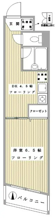 ア・ボートルサンテ東館 2階階 間取り
