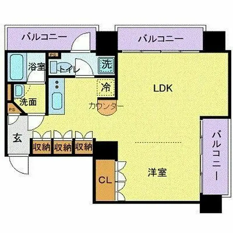 フロリスオーランティウム3 2階階 間取り