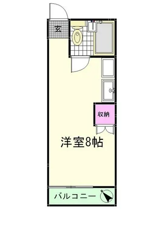 パルコート 1階階 間取り