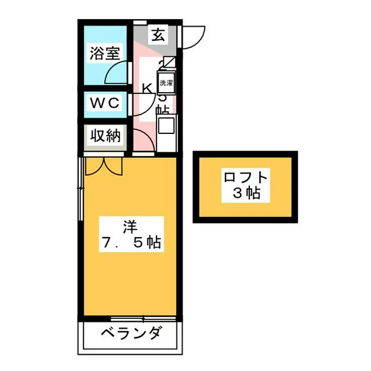 アールズチトセピア 2階階 間取り