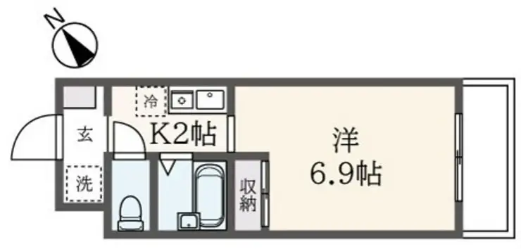カレッジ・ガーデン 3階階 間取り