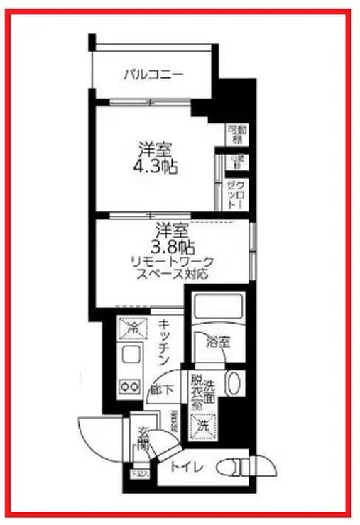 アイル プレミアム駒込 5階階 間取り