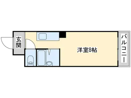 サンウィング南森町(ワンルーム/5階)の間取り写真