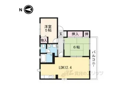 メゾン プランドール(2LDK/1階)の間取り写真