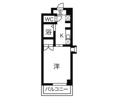 エトワール烏森(1K/3階)の間取り写真
