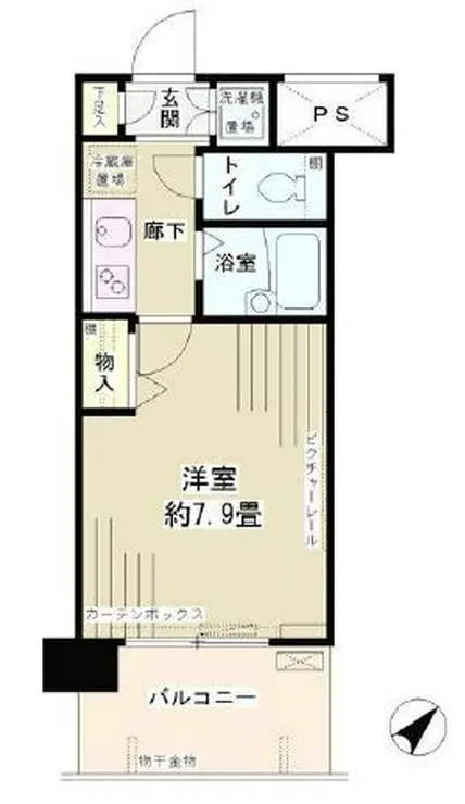 アルテーヌ新横浜 10階階 間取り