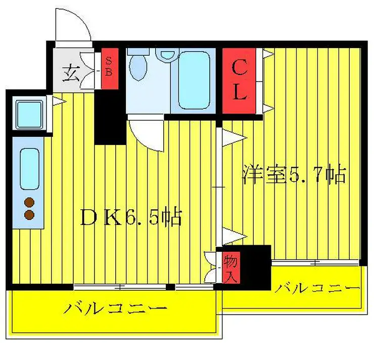 アジュール南大塚 3階階 間取り