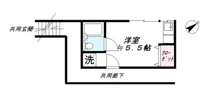 ハウスモモセ 2階階 間取り
