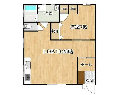 アクシス小佐々(2DK/2階)の間取り写真