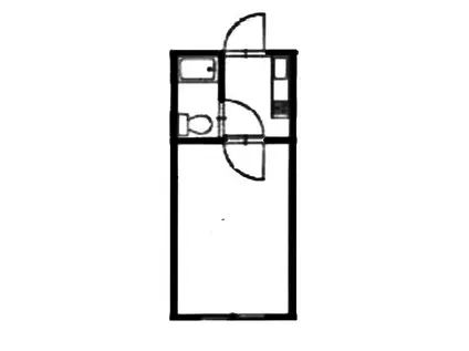 BCASA上福岡RE-BORN(1K/1階)の間取り写真