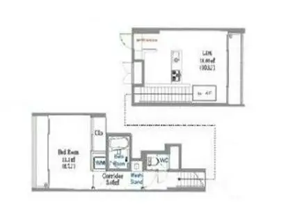 都営三田線 蓮根駅 徒歩3分 5階建 築11年(1LDK/5階)の間取り写真