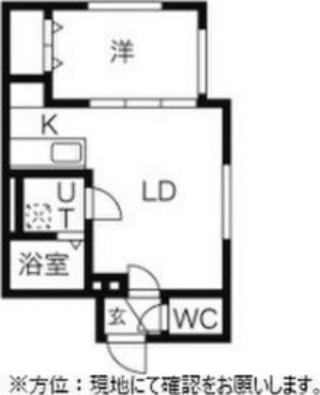 VERT(1LDK/4階)の間取り写真