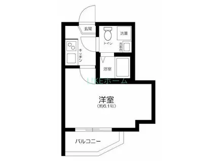 船橋市宮本1丁目計画(1K/3階)の間取り写真